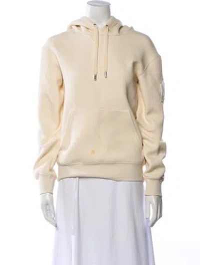 Pre-owned Mackage Mock Neck Long Sleeve Sweatshirt In Neutral