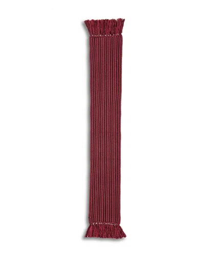 Mackage Mona Woven Fringed Scarf In Brown