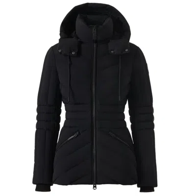 Mackage Nadia-sh Quilted Down Jacket With Detachable Hood In Black