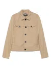 Mackage Nash Twill Trucker Jacket In Neutrals