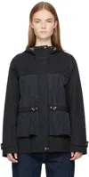 Mackage Navy Kaori-lvs Hybrid Jacket In C0403 Navy