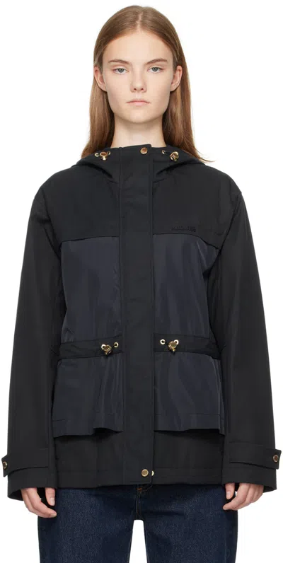 Mackage Navy Kaori-lvs Hybrid Jacket In C0403 Navy