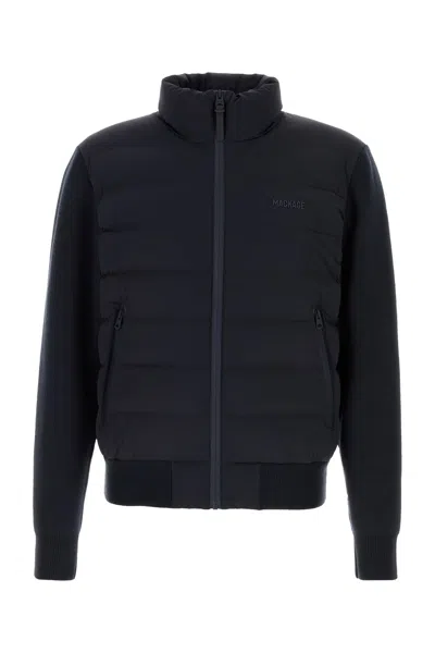 MACKAGE GIUBBINO HANEY IN MISTO LANA STRETCH BLU NAVY  UOMO