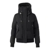 Mackage Nefi Nordic Tech Down Jacket With Hood In Black