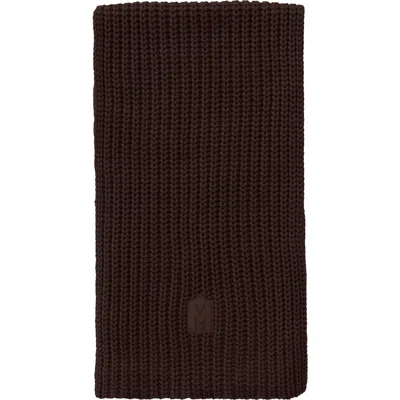 Mackage Nell Merino Wool Blend Scarf In Brown