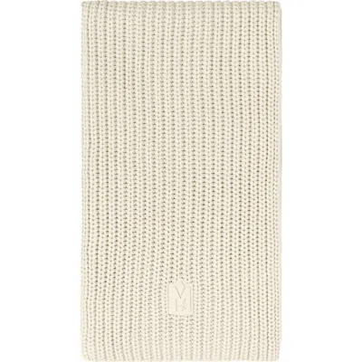 Mackage Nell Merino Wool Blend Scarf In Cream