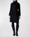 MACKAGE NORITA DOUBLE-FACE BELTED WOOL COAT