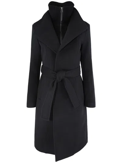 Mackage Norita Double-layer Coat In Black