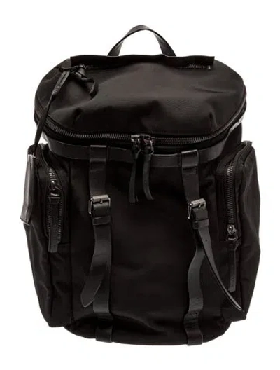 Pre-owned Mackage Nylon Backpack In Black