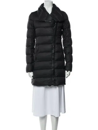 Pre-owned Mackage Nylon Down Coat In Black