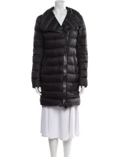 Pre-owned Mackage Nylon Down Coat In Black