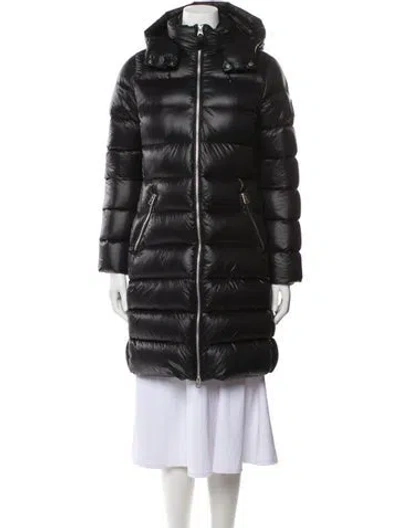 Pre-owned Mackage Nylon Down Coat In Black