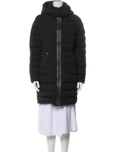 Pre-owned Mackage Nylon Down Coat In Black
