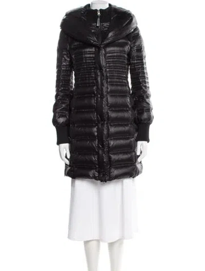 Pre-owned Mackage Nylon Down Coat In Black