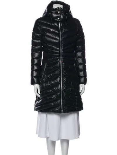 Pre-owned Mackage Nylon Down Coat In Black