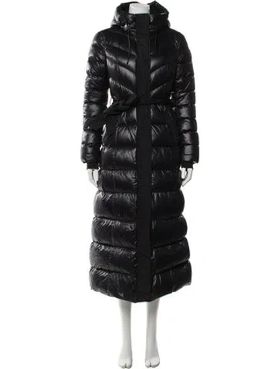 Pre-owned Mackage Nylon Down Coat In Black