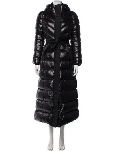 Pre-owned Mackage Nylon Down Coat In Black