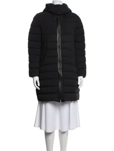 Pre-owned Mackage Nylon Down Coat In Black