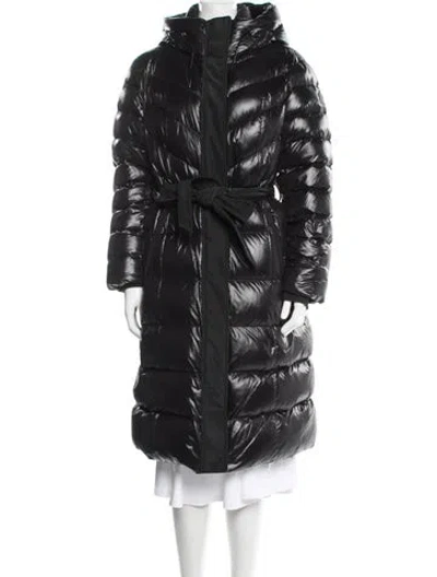 Pre-owned Mackage Nylon Down Coat In Black
