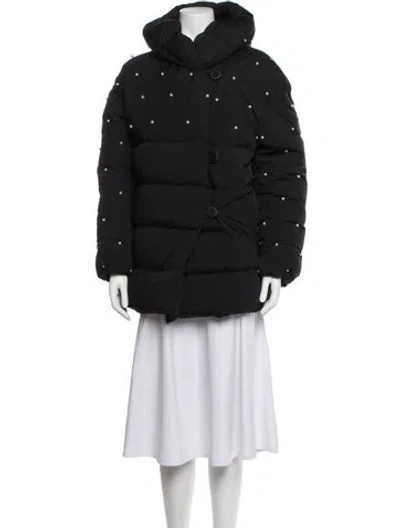 Pre-owned Mackage Nylon Down Coat In Black