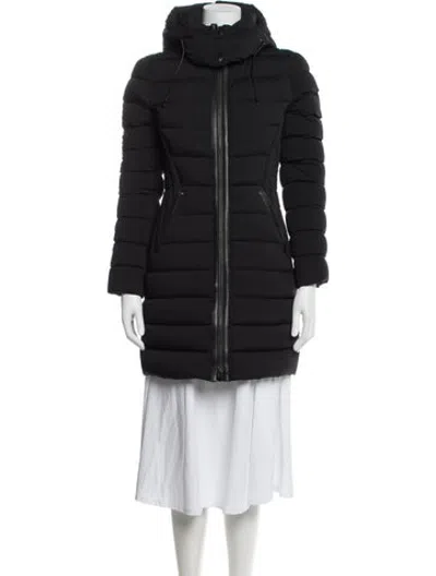 Pre-owned Mackage Nylon Down Coat In Black