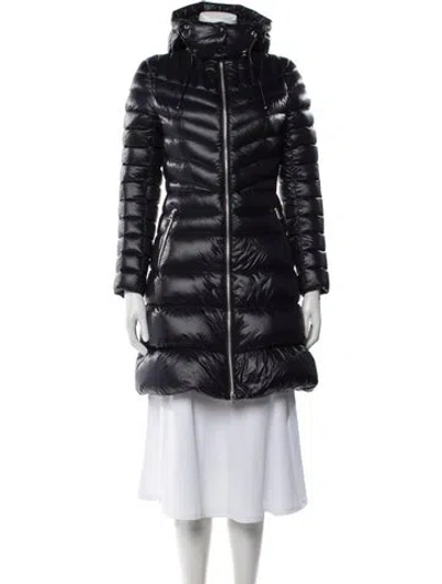 Pre-owned Mackage Nylon Down Coat In Blue