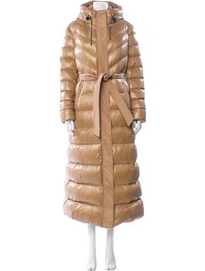 Pre-owned Mackage Nylon Down Coat In Brown