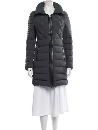 Pre-owned Mackage Nylon Down Coat In Grey