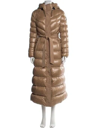 Pre-owned Mackage Nylon Down Coat In Neutrals