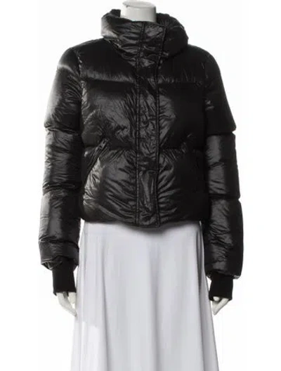 Pre-owned Mackage Nylon Down Jacket In Black