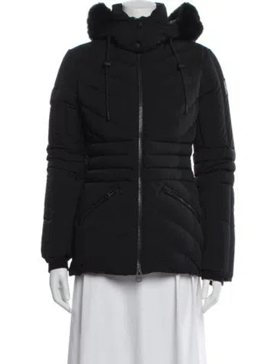 Pre-owned Mackage Nylon Down Jacket In Black