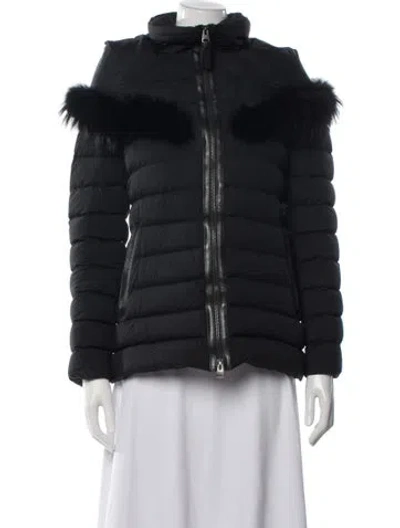 Pre-owned Mackage Nylon Down Jacket In Black