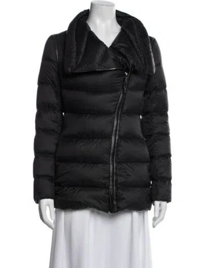 Pre-owned Mackage Nylon Down Jacket In Black