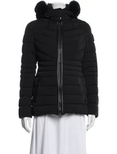 Pre-owned Mackage Nylon Down Jacket In Black