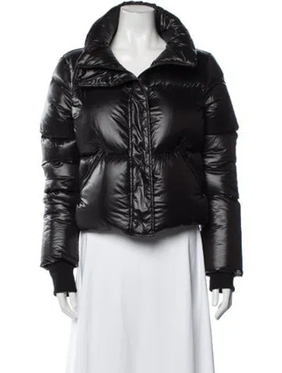 Pre-owned Mackage Nylon Down Jacket In Black