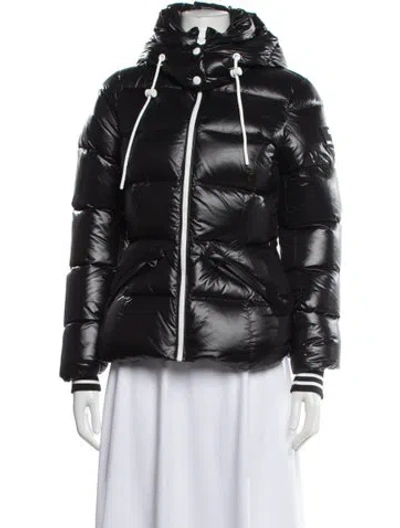 Pre-owned Mackage Nylon Down Jacket In Black