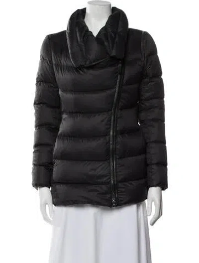 Pre-owned Mackage Nylon Down Jacket In Black