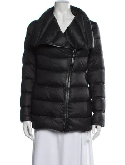 Pre-owned Mackage Nylon Down Jacket In Black