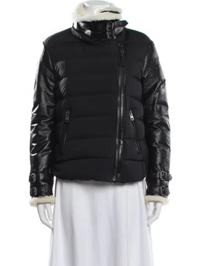 Pre-owned Mackage Nylon Down Jacket In Black