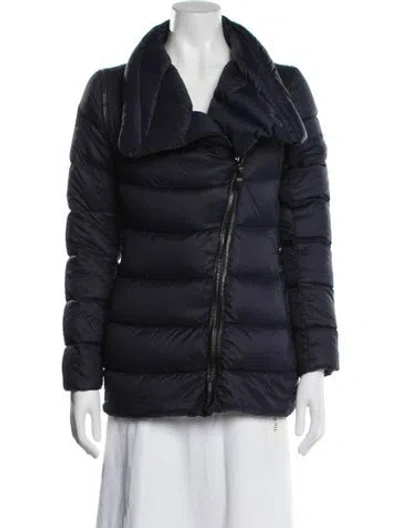 Pre-owned Mackage Nylon Down Jacket In Blue