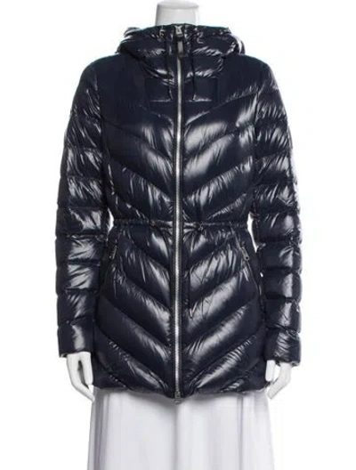 Pre-owned Mackage Nylon Down Jacket In Blue