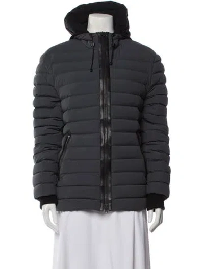 Pre-owned Mackage Nylon Down Jacket In Gray