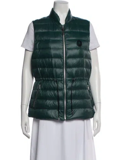 Pre-owned Mackage Nylon Down Jacket In Green