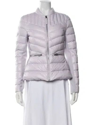 Pre-owned Mackage Nylon Down Jacket In Purple