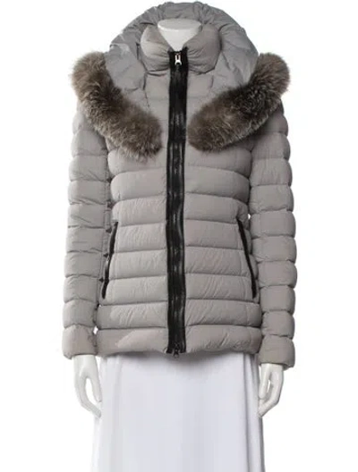 Pre-owned Mackage Nylon Down Jacket In Silver