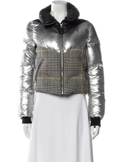 Pre-owned Mackage Nylon Down Jacket In Silver