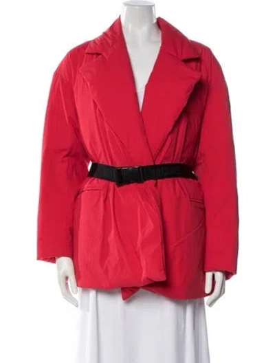 Pre-owned Mackage Nylon Jacket In Red