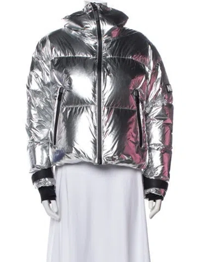 Pre-owned Mackage Nylon Jacket In Silver