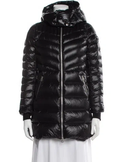 Pre-owned Mackage Nylon Parka In Black