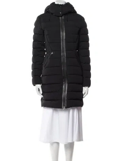 Pre-owned Mackage Nylon Parka In Black